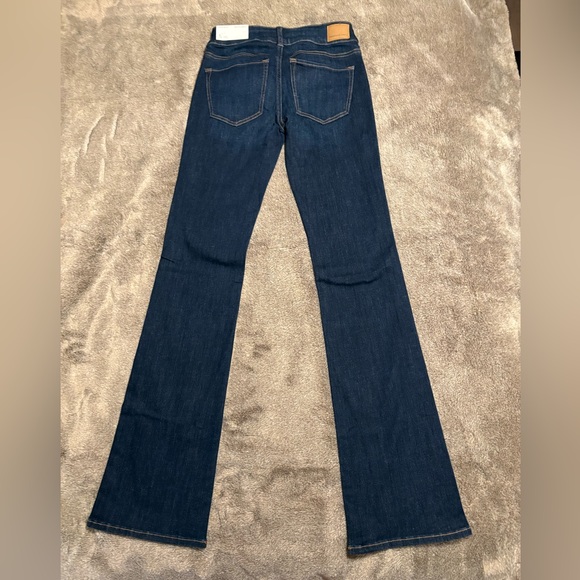 American Eagle Low Rise Kick Boot Jeans 896 - Dark Wash - 4 X-Long (27) - Picture 4 of 8